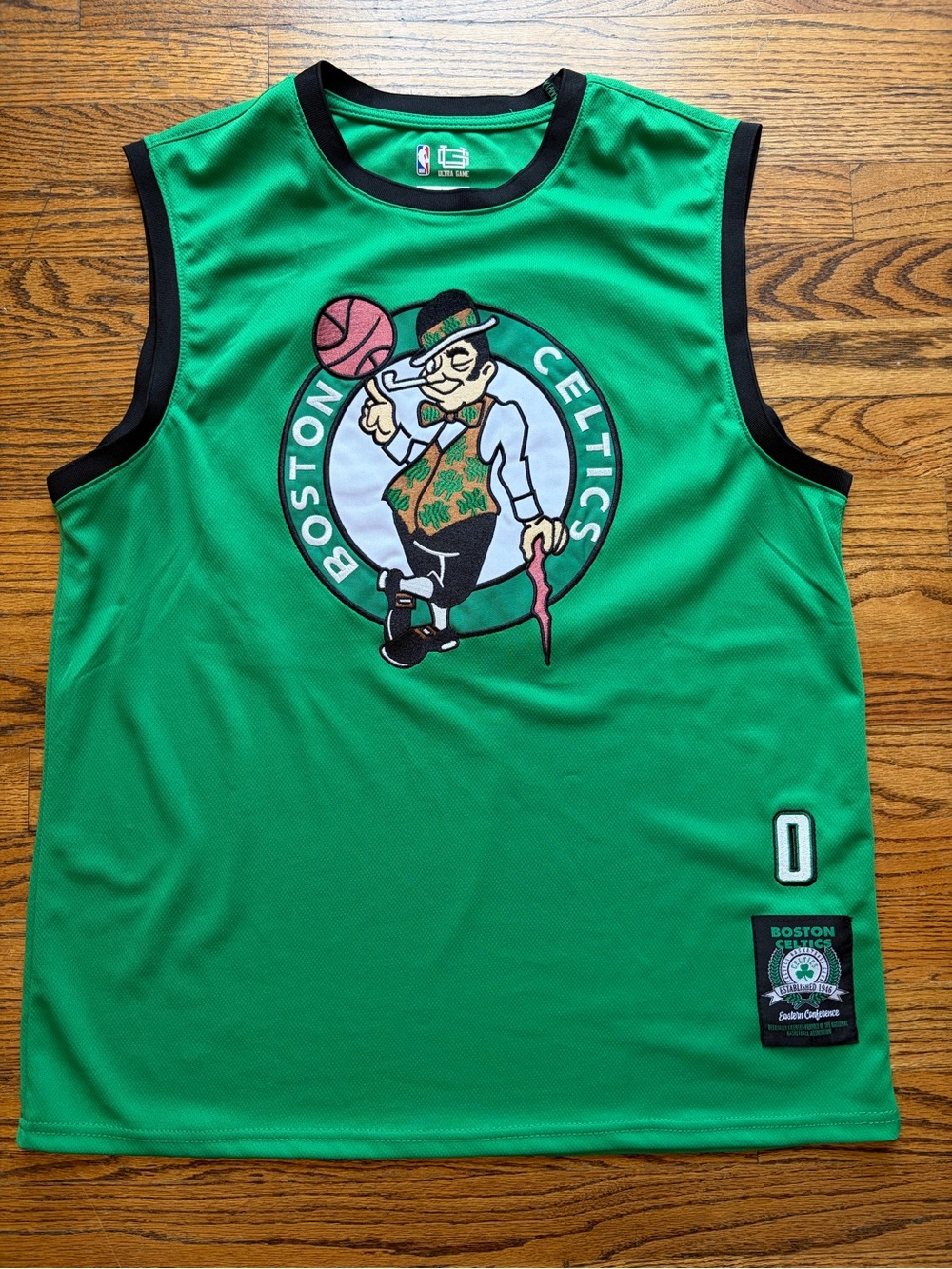 NBA Ultra Game Boston Celtics Jayson Tatum #0 Green Mesh Jersey Men’s L